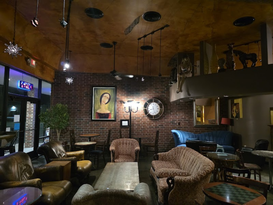 Interior of Sweet Eugene’s House of Java in College Station, Texas.