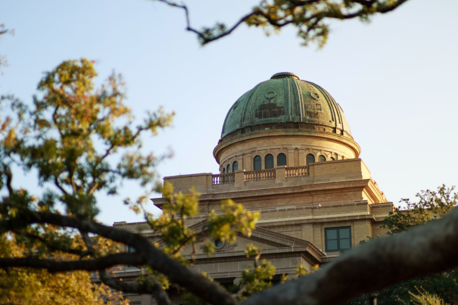 The Academic Building at Texas A&M. 