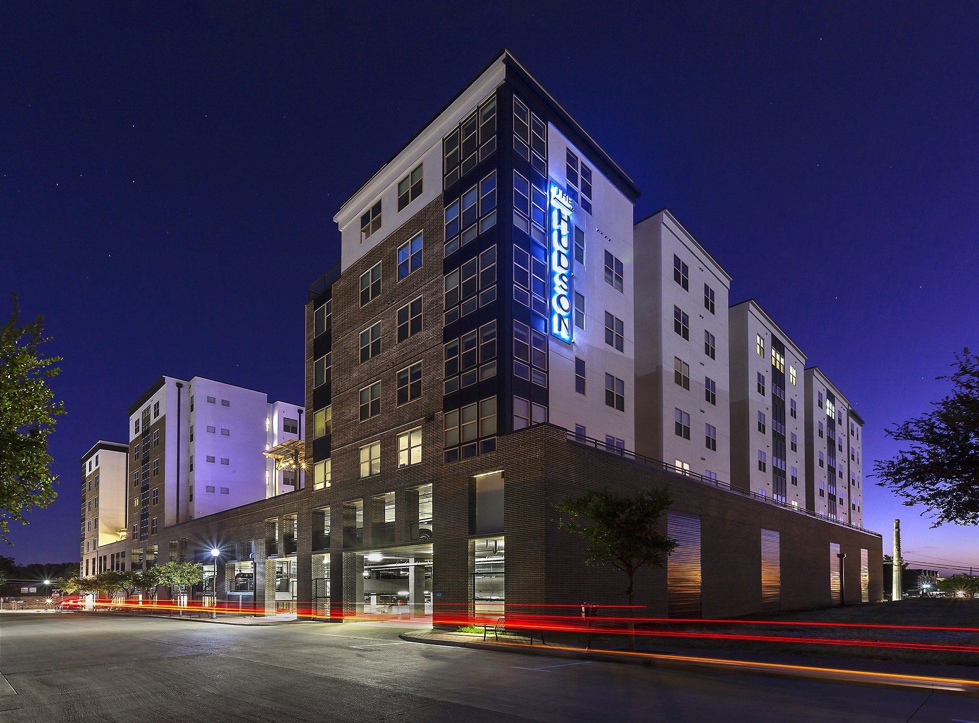 The Hudson Texas A&M off-campus student housing in College Station.