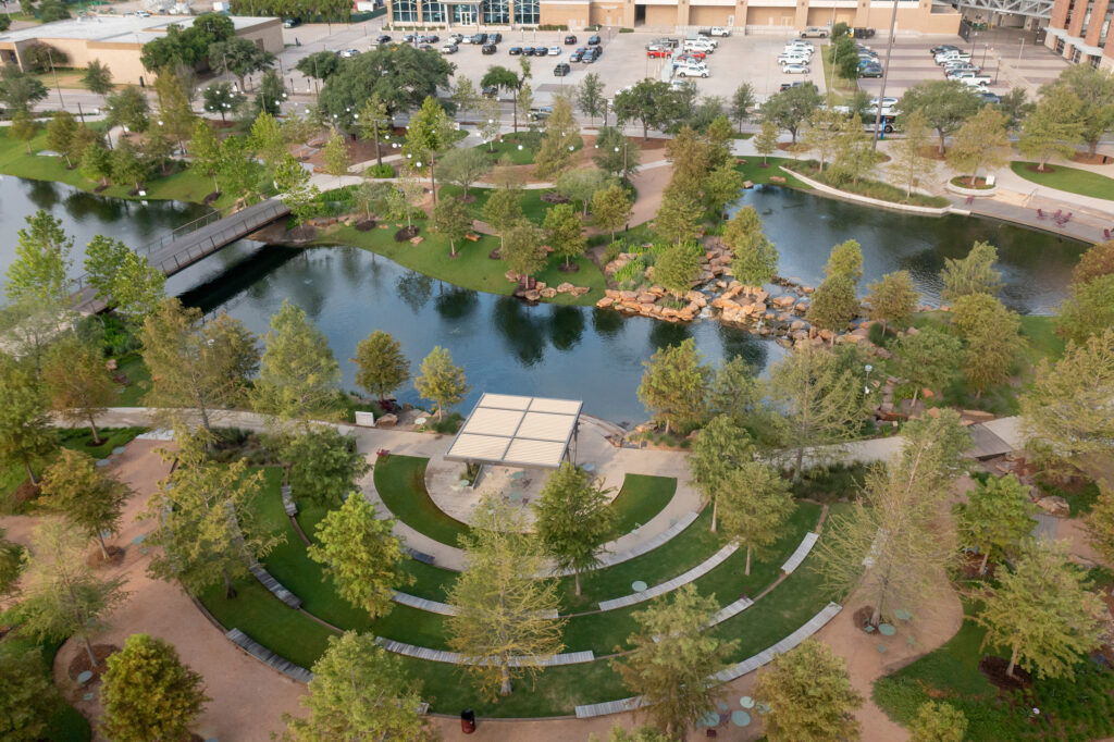 Aggie Park near Texas A&M.