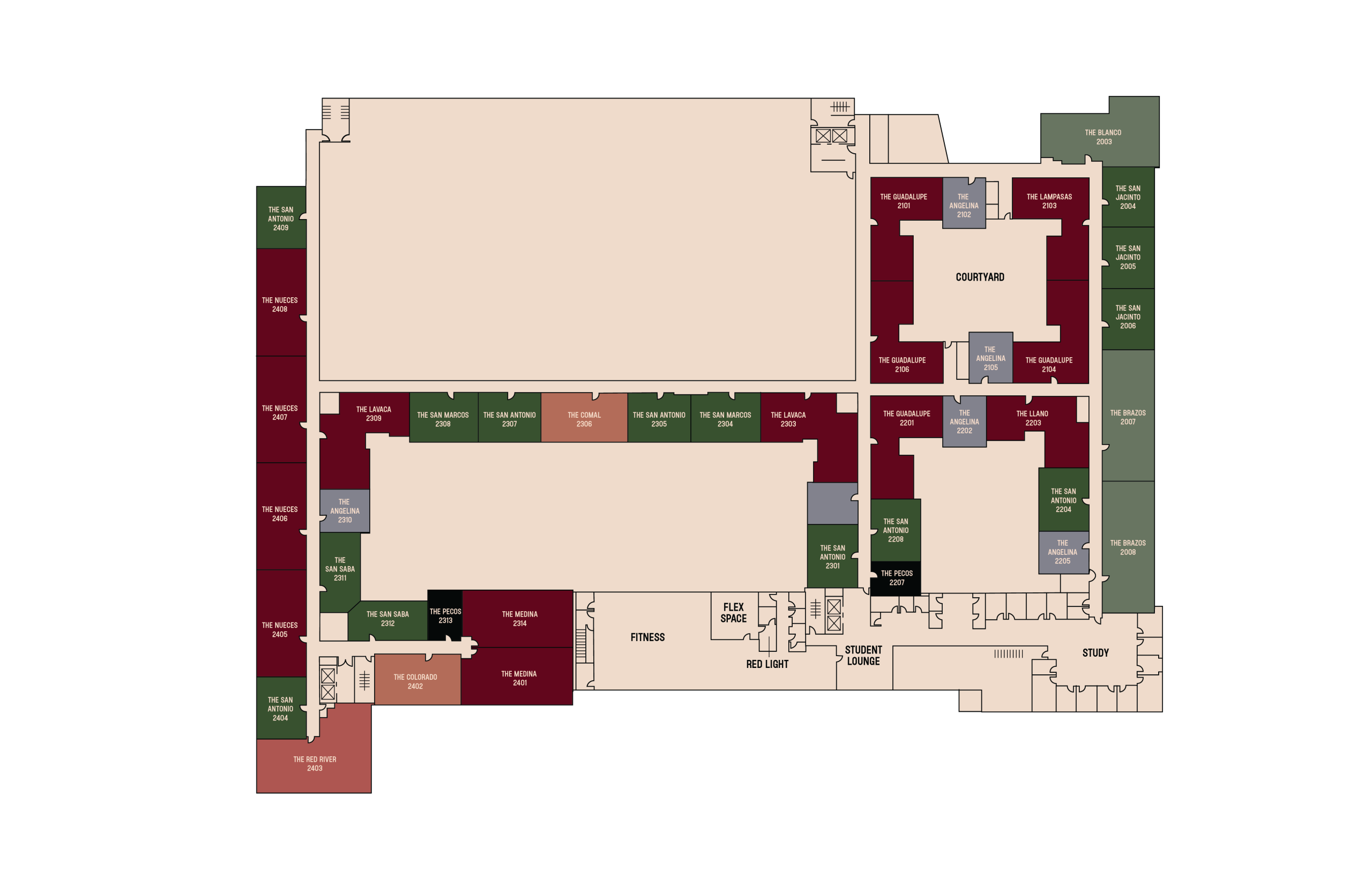 The Jay Siteplan Floor 2