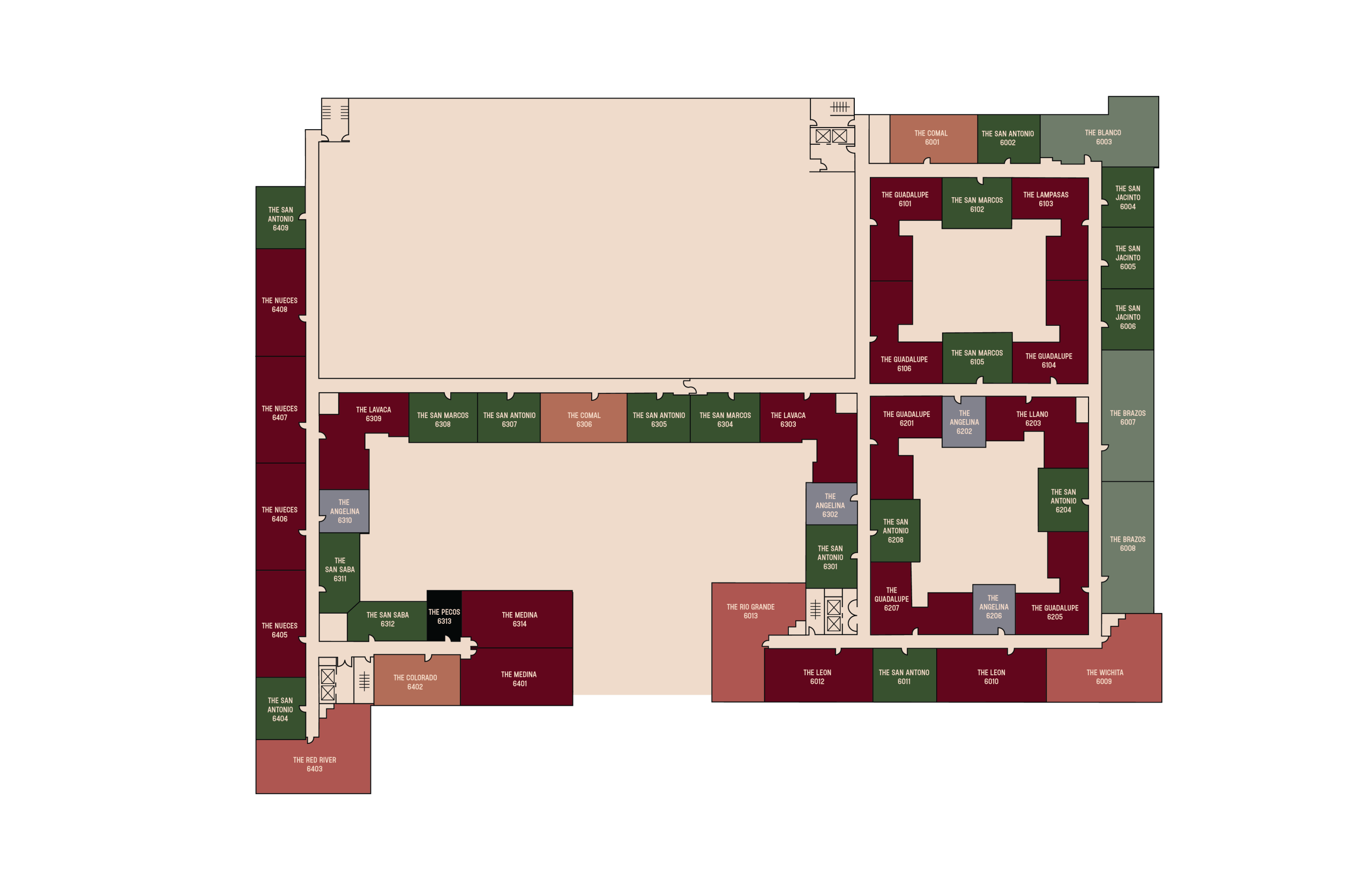 The Jay Siteplan Floor 6