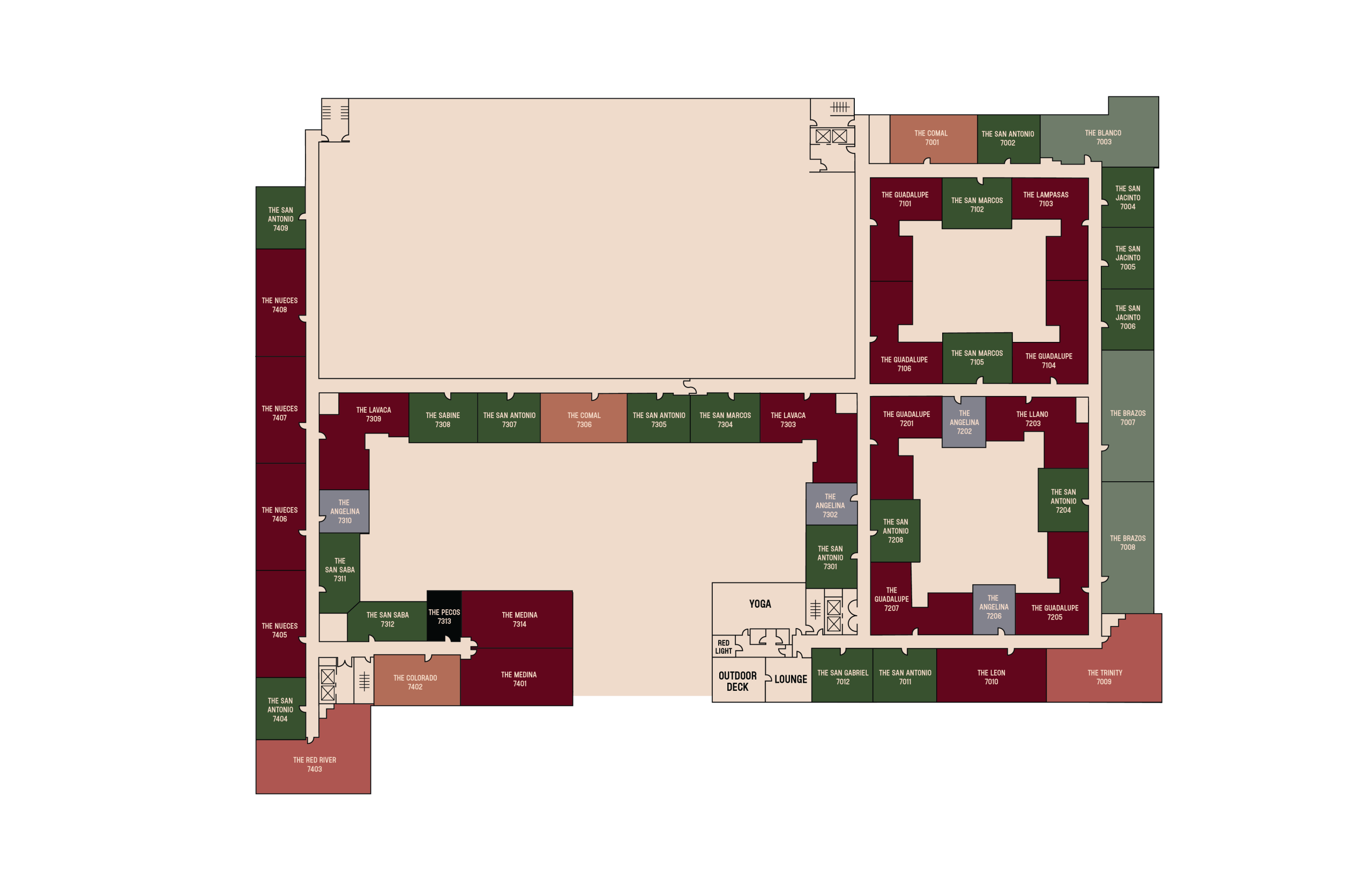 The Jay Siteplan Floor 7